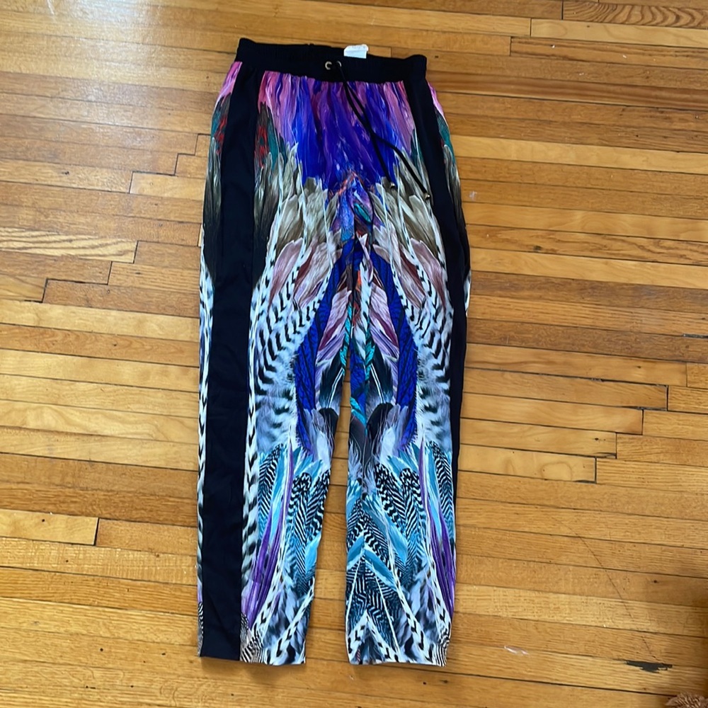 Forever unique London multi coloured pants sz 4 silky soft new